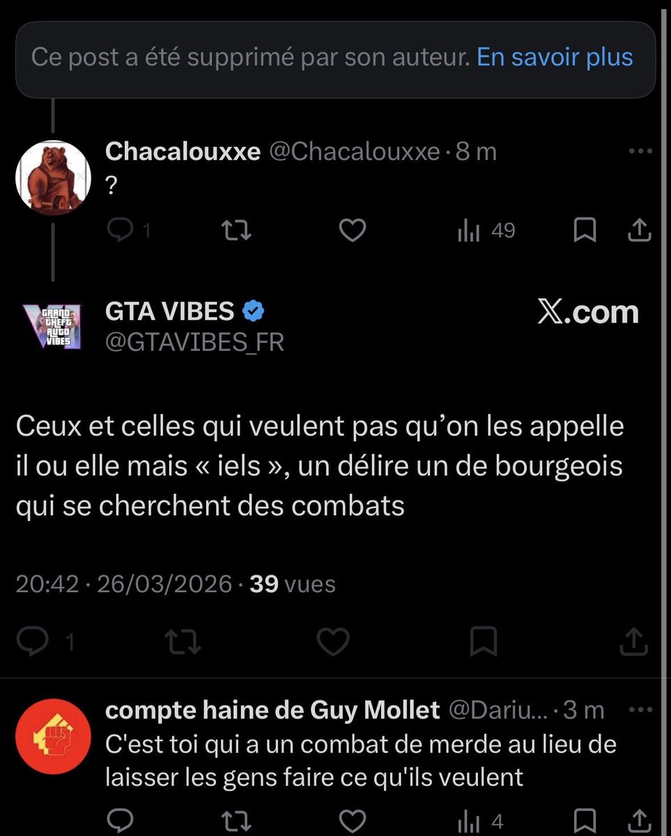 X Gauchiste tweet media