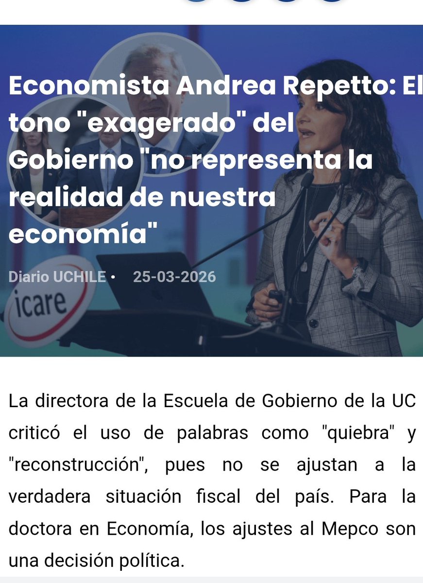 FlorMar91839709's tweet photo. @ame__tori Prefiero entrevistar a una experta en economía !!

Lo demás ..es humo del canal del patroncito de Luksic https://t.co/VPmBr5HQK6