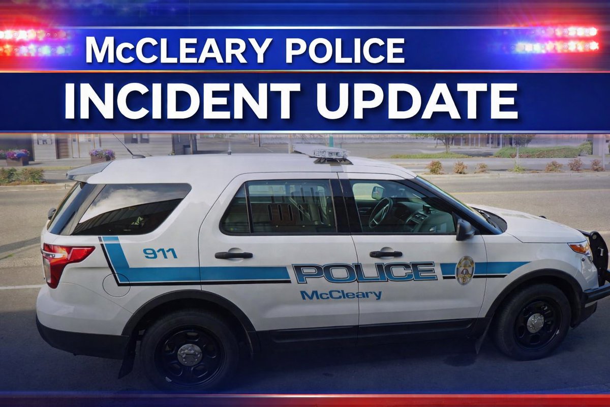 ghscanner's tweet photo. The McCleary Police Department confirms this afternoon that they did make an arrest in an assault where a store employee was assaulted by a nearby resident this morning.  https://t.co/T4roRgpd03 https://t.co/wO1mrkpmgB