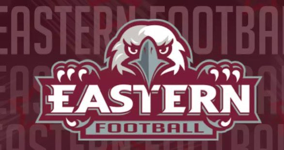 nnolek5's tweet photo. I am excited to share that I have been personally invited to Eastern’s Junior Day on April 11th!
@Coach_Gilmore3 
@michairasheed 
@EPAFootball 
@DELCOFootball 
#FlyEaglesFly 🦅 https://t.co/OoML4Ra9rP