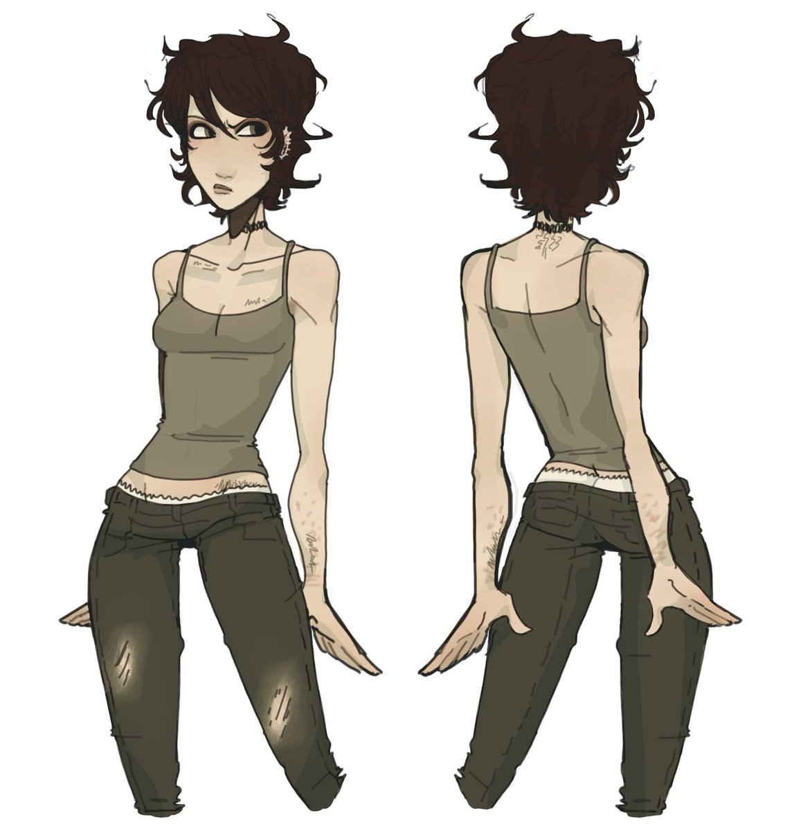 chaaahaay's tweet photo. Ellie !! #oc https://t.co/ahFxhWp1fy