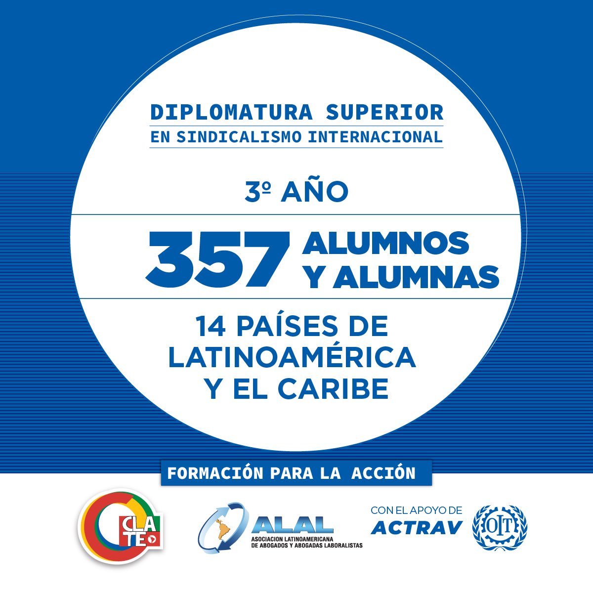 EstatalesCLATE's tweet photo. FORMACIÓN || 📚 

#diplomatura #sindicales #dirigentes #dirigentas #ciclolectivo 

🌐 Lee la nota completa en… 

https://t.co/zZLoG5b9W8 https://t.co/TLdbe5tl7C
