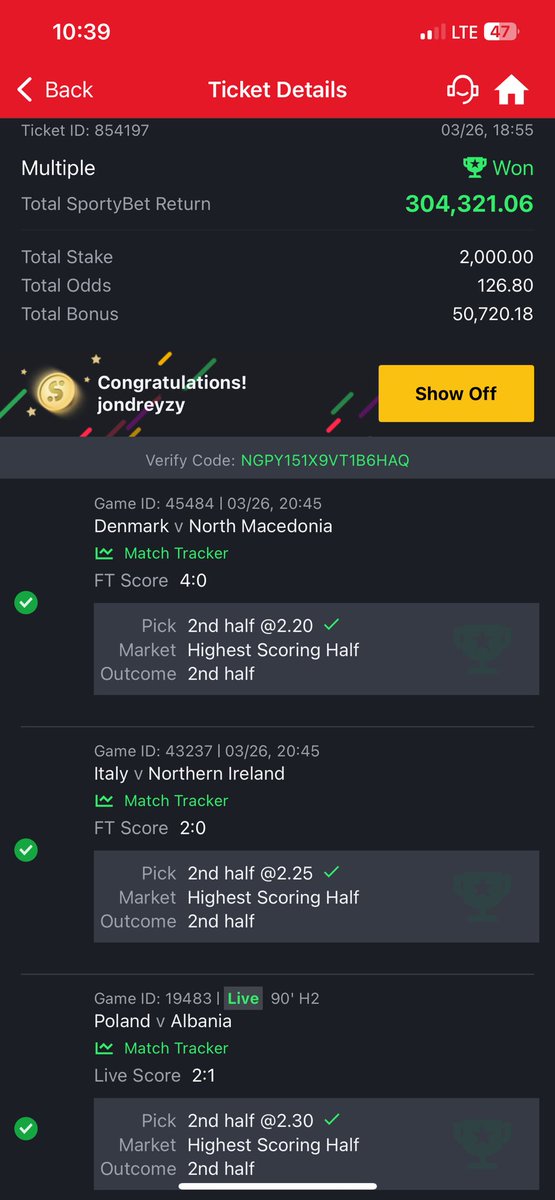 jondreytips's tweet photo. Staked 3 games 20K today ❌
Pack all Europa 2nd hsh put 2K ✅

Why life be like this 🥶 Alhamdulilah https://t.co/Jt3vZMEFwK