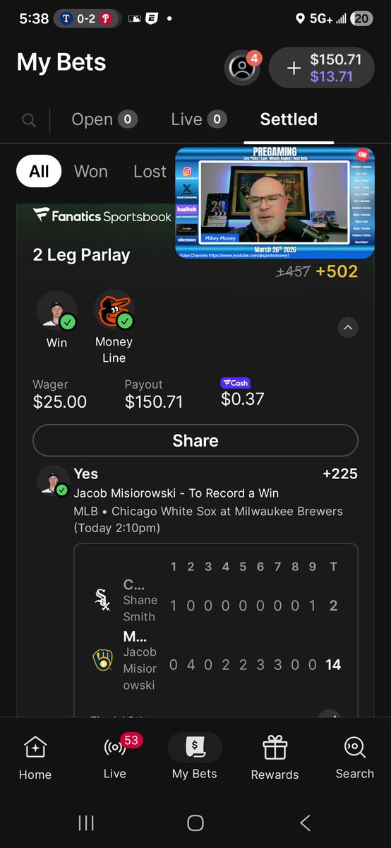 NicholasHandyX's tweet photo. Proud of this one. Smashed today
#ESPNfantasybaseball https://t.co/ursIcQ7o5I