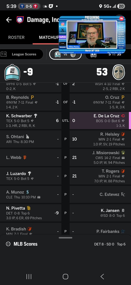 NicholasHandyX's tweet photo. Proud of this one. Smashed today
#ESPNfantasybaseball https://t.co/ursIcQ7o5I