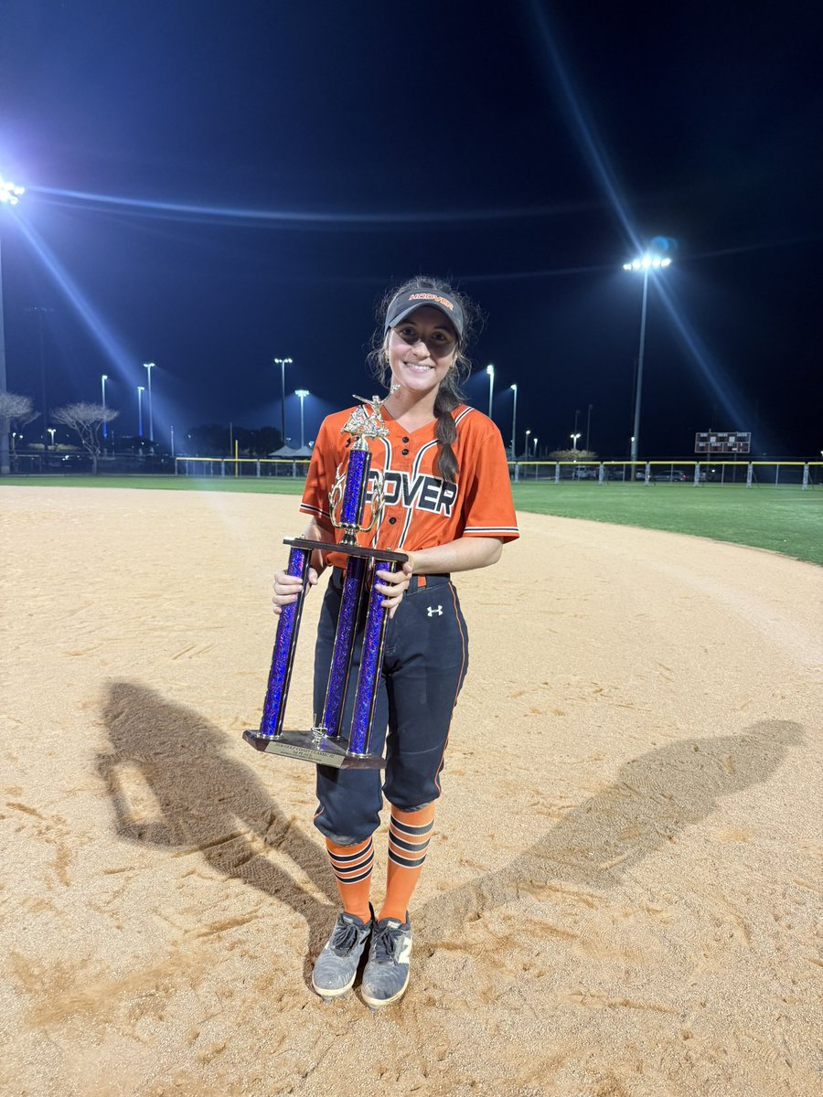 ClaireCarver28's tweet image. GULF COAST CLASSIC CHAMPIONS WITH @Hoover_SB ‼️‼️ Super proud of our whole team!! We went 8-0!! Our team worked super hard together to #finish !! My contributions were playing CF,RF, and SS!! BA- .611 with 11 hits (8 singles 1 double 1 triple and 1 in the park HR) ;9 RBI, 12 RS,