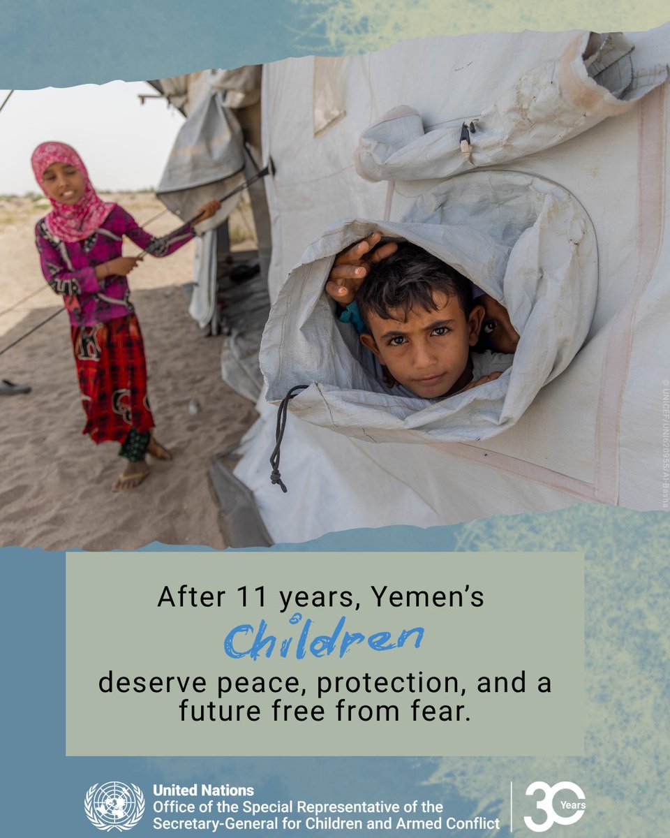 Children and Armed Conflict 📍 #ProveItMatters tweet media