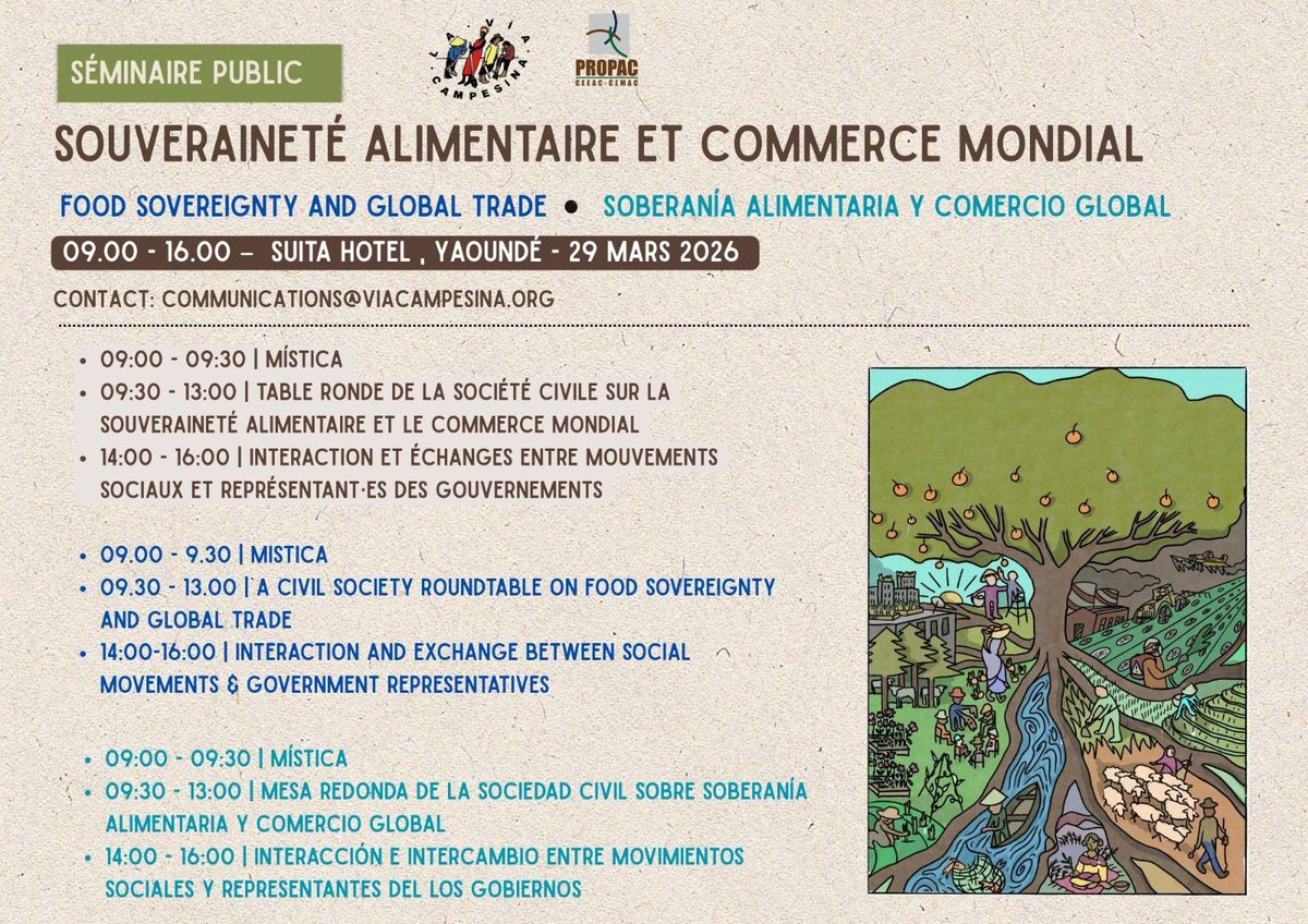La Vía Campesina Español #SoberaniaAlimentariaYA tweet media