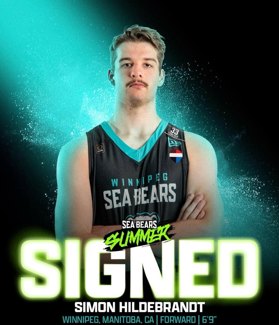basketballmb's tweet image. Welcome back home @simon.hildebrandt with the @wpgseabears for the 2026 @cebleague season! #mbhoops