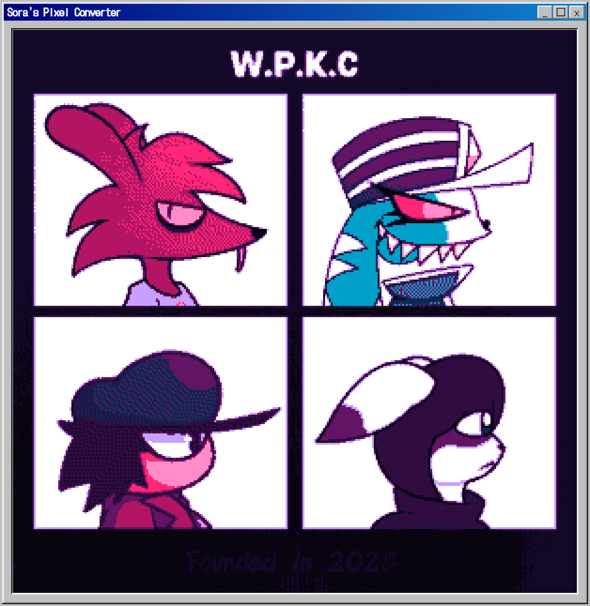 Joelbrunox5's tweet image. Good filter program, recommended.

I've noticed it's not very perfect, as the image you choose may have some errors, and you have to fix them manually; Even so, it is recommended that the image be in PNG format.

Even so, it's a good website.