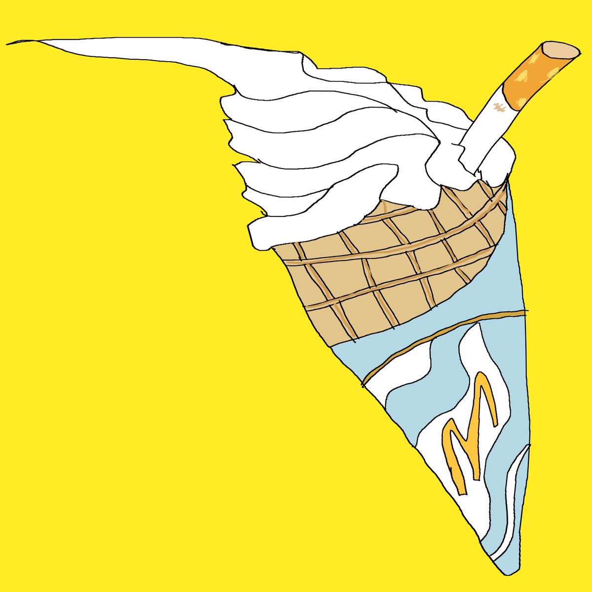 ZanardiDraw's tweet photo. McDonald’s Vainilla Ice Cream 1/1 @objktcom https://t.co/KFjHfQPTHo