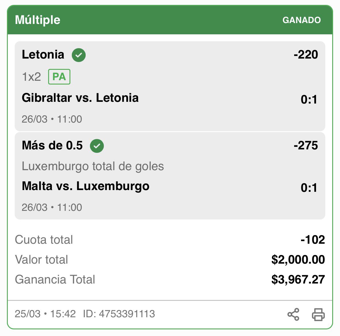 En el canal de Telegram ganamos 4 de 5 apuestas enviadas sin duda este mes ni la fecha FIFA nos quita el prime y todas las ganancias que llevamos 😎💵 

Gracias por apoyar y que esperas para subirte a la Anfibioneta 👉🏻 t.me/Canalanfibio