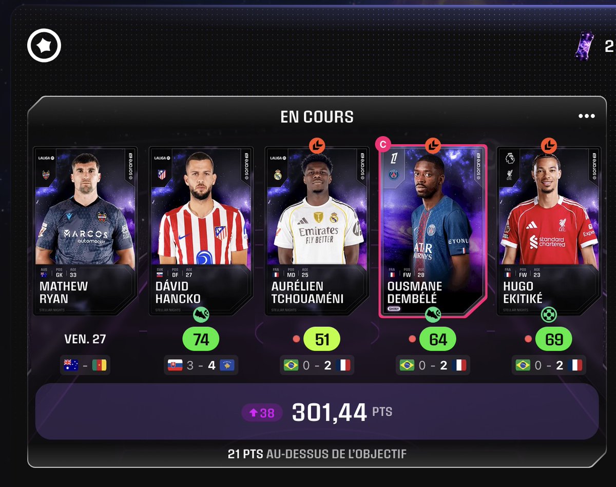 Octavvv Sorare tweet media