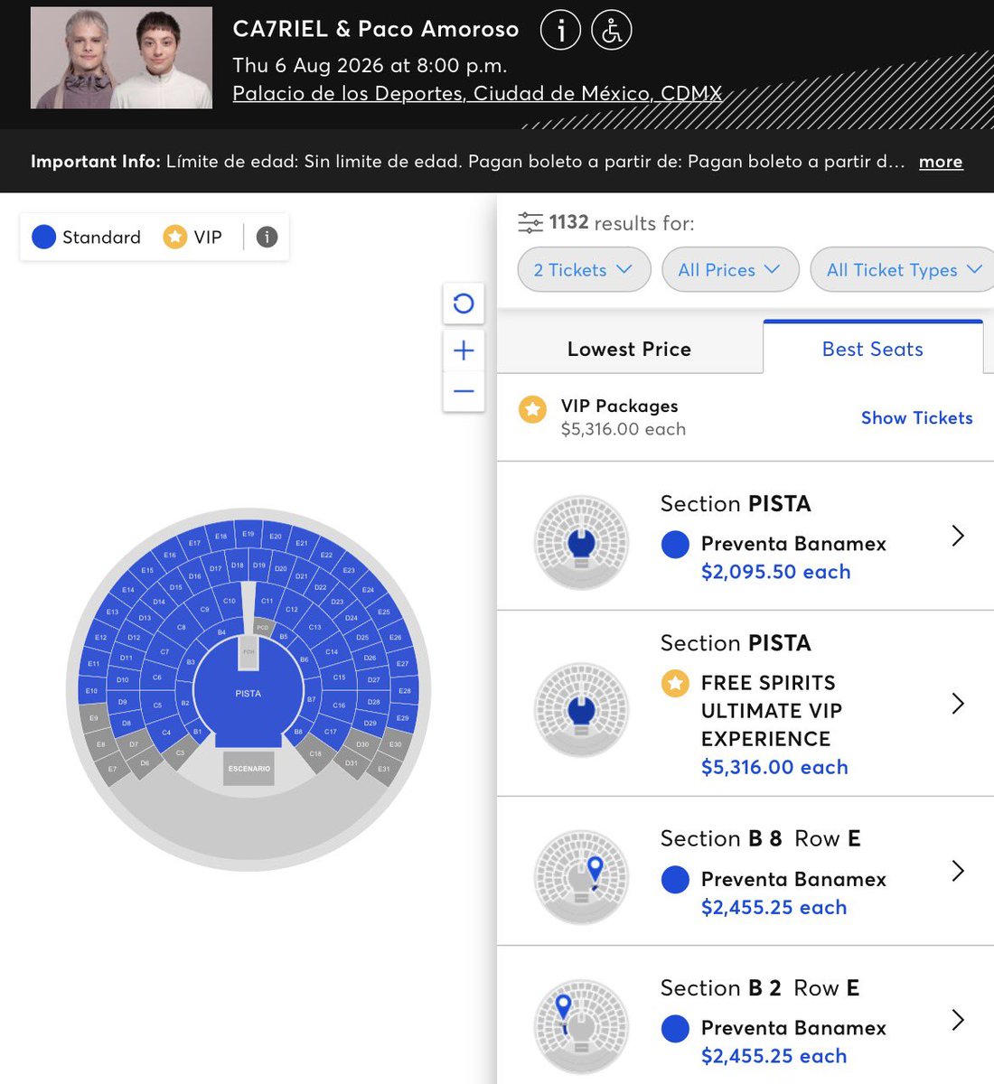 Tickets MX tweet media