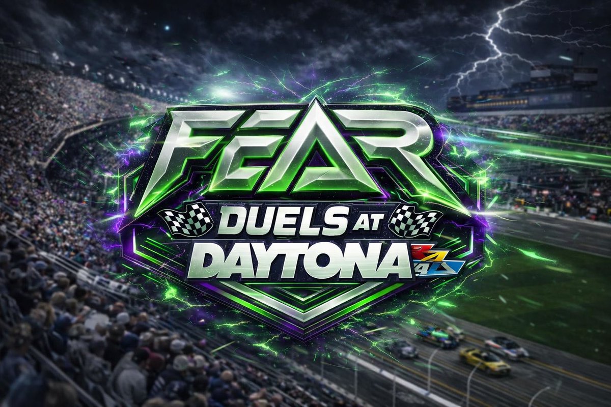 FEAR_RacingPSN's tweet photo. It’s time to set the starting lineup for the Daytona 500! We’re live with the #FEAR Duels at Daytona tonight at 9:00 EST!!

#NASCAR25 #FeelTheFEAR https://t.co/gkqRvskHvJ