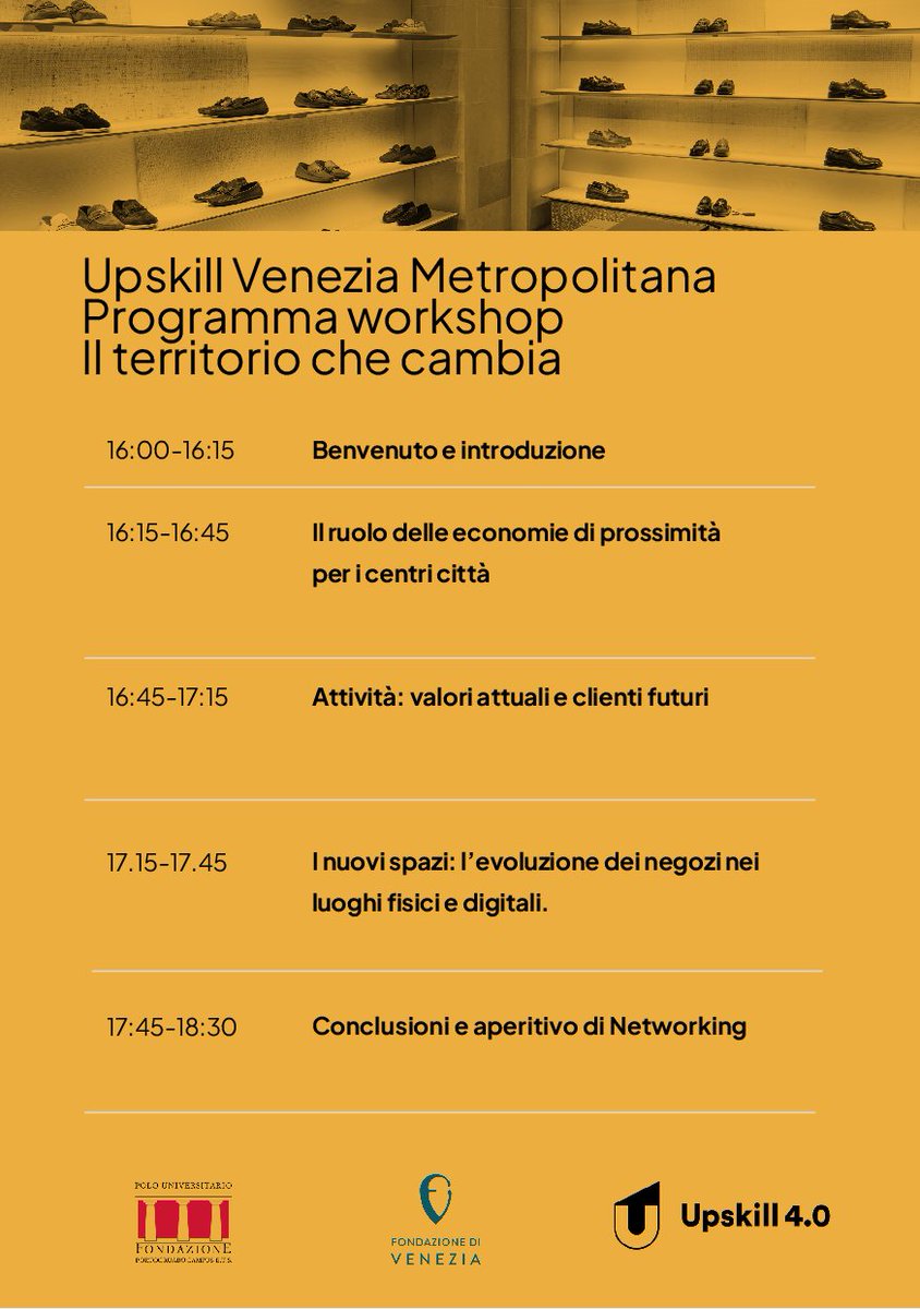 PortoCampus's tweet photo. 𝐔𝐏𝐒𝐊𝐈𝐋𝐋 𝐕𝐄𝐍𝐄𝐙𝐈𝐀 𝐌𝐄𝐓𝐑𝐎𝐏𝐎𝐋𝐈𝐓𝐀𝐍𝐀 – 9 aprile 2026
Portogruaro V.Seminario 34/a 
𝑷𝒓𝒐𝒎𝒐𝒔𝒔𝒐 𝒅𝒂 𝑭𝒐𝒏𝒅𝒂𝒛𝒊𝒐𝒏𝒆 𝑷𝒐𝒓𝒕𝒐𝒈𝒓𝒖𝒂𝒓𝒐 𝑪𝒂𝒎𝒑𝒖𝒔 𝑬.𝑻.𝑺. e 𝑼𝒑𝒔𝒌𝒊𝒍𝒍 4.0, 𝒔𝒐𝒔𝒕𝒆𝒏𝒖𝒕𝒐 𝒅𝒂 𝑭𝒐𝒏𝒅𝒂𝒛𝒊𝒐𝒏𝒆 𝒅𝒊 𝑽𝒆𝒏𝒆𝒛𝒊𝒂. https://t.co/VtiPCSWScb