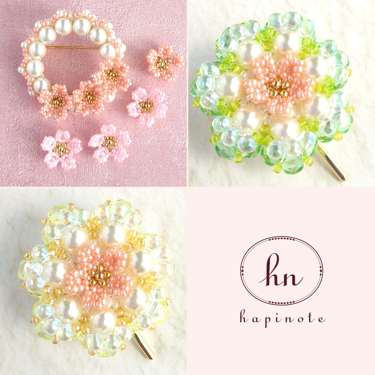 hapinote(ハピノート）＊*＊ビーズアクセサリー*＊* tweet media