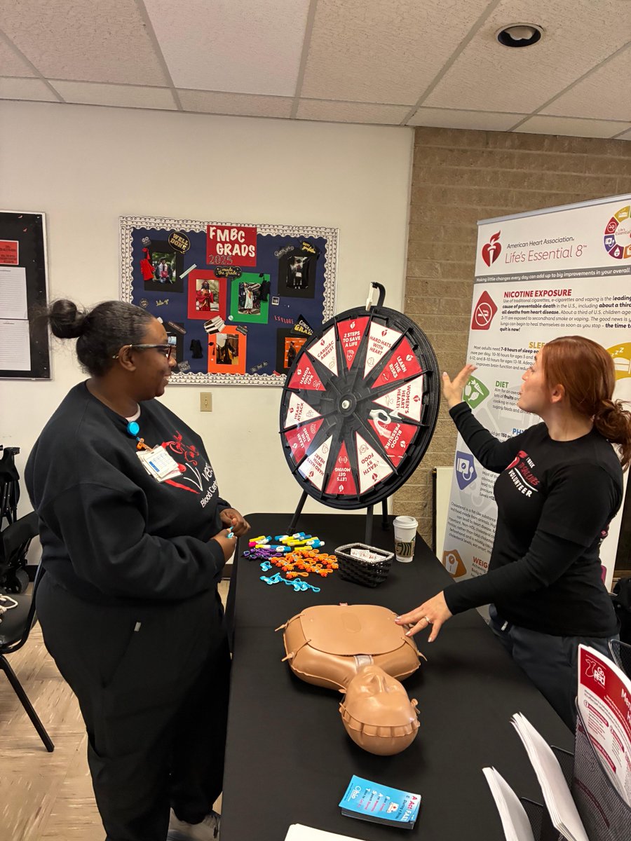 AmHeartOhio's tweet image. Throwback Thursday to @columbushealth for hosting a meaningful Black History Month event. We loved engaging with the community, answering questions, and spreading Heart Month education that supports long‑term wellness. ❤️ #HeartMonth #BlackHistoryMonth