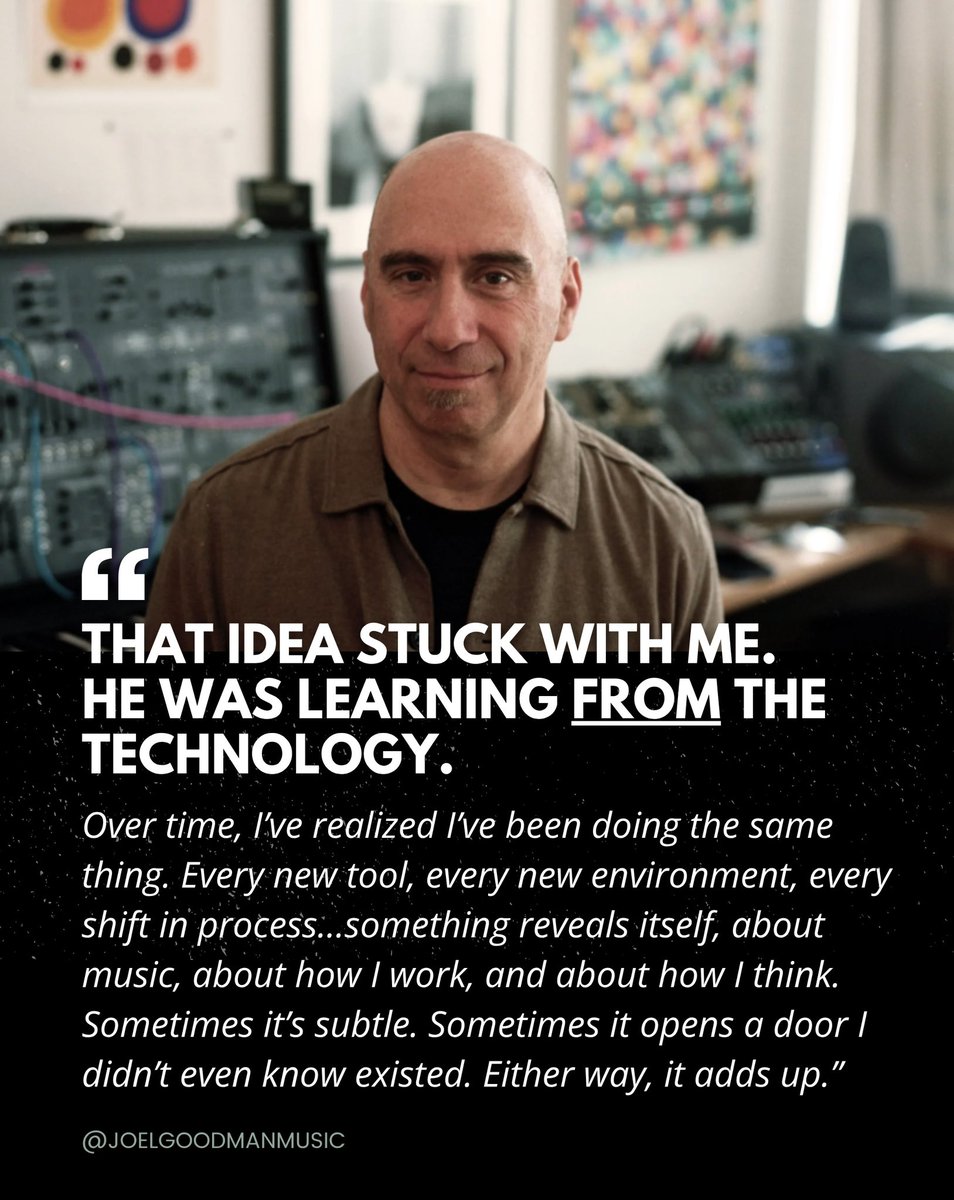 jgoodmanmusic's tweet image. Bob Freedman was a wonderful teacher at @BerkleeCollege &amp;amp; probably best known as an arranger &amp;amp; orchestrator. 🎶 He once said: “I learned more about orchestration when I started using synthesizers.” That idea stuck with me. He was learning FROM the technology. 💭 #ai #composer