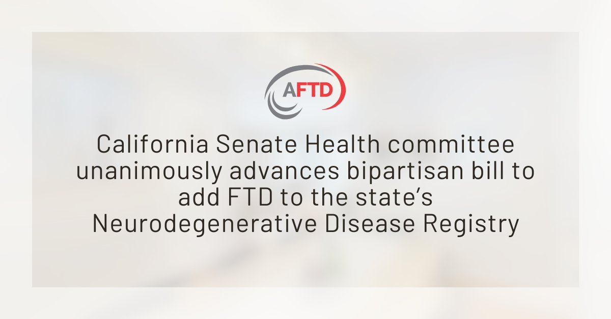 The AFTD tweet media