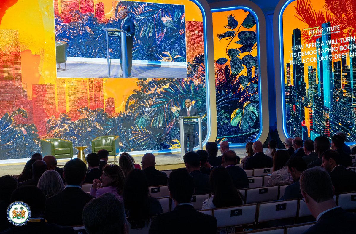 Julius Maada Bio tweet media