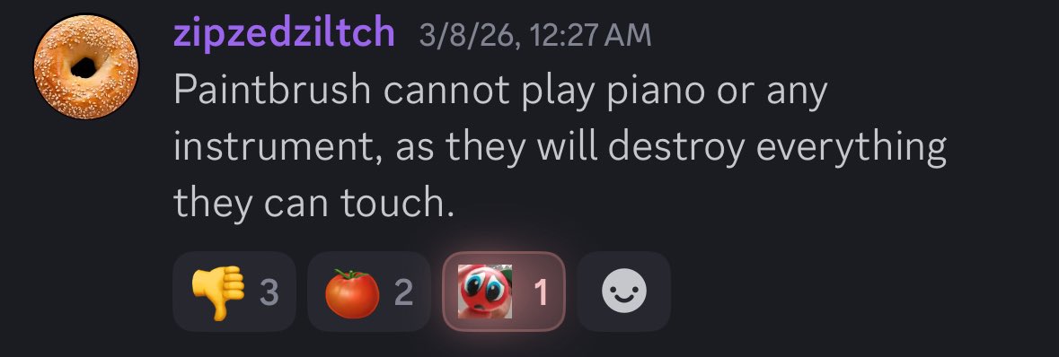 eating a bagel tweet media