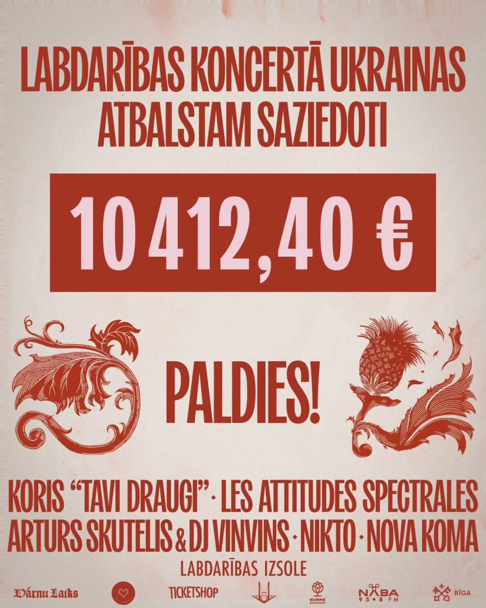 pieradums's tweet photo. Jāpadalās arī te - paldies visiem, kuri bija un iesaistījās!!
no sirds lepojos ar mūsu alternatīvo/mūzikas mīļu kopienu, kas jau ceturto gadu var sanākt kopā un paveikt ko svarīgu  💕 https://t.co/timSbHumcd