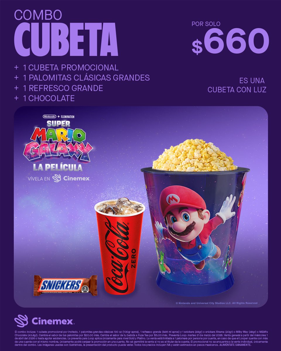 Cinemex tweet media