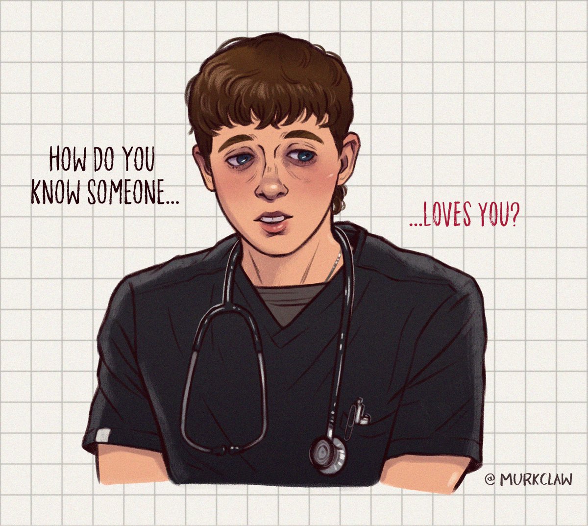 murkclaw's tweet photo. That’s what Whitaker wants to talk with Santos about (besides house-sitting for Robby)

#thepitt #thepittfanart https://t.co/CeNPCtC6ud