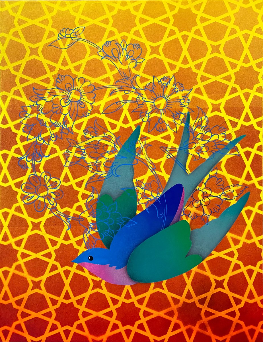 KeyvanShovir's tweet photo. Gol o Morgh: a bird + a flower, but also myth, memory and spiritual imagination. My new essay explores this enduring motif in Iranian art. Read it here: https://t.co/qSS8JQE09N

#GolOMorgh #PersianArt #ArtEssay #ArtHistory https://t.co/7BJecYTtJP