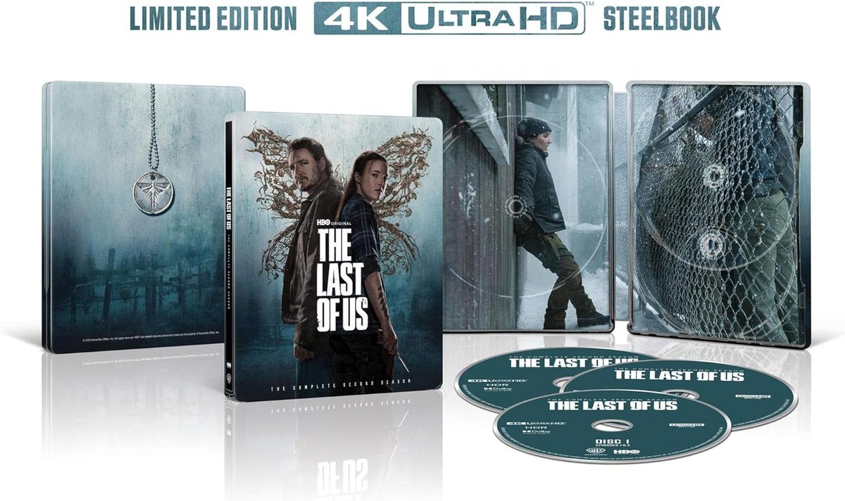 Lbabinz's tweet photo. The Last of Us: The Complete Second Season 4K Steelbook is $46.21 on Amazon https://t.co/shmuKyUTxL #ad

3 for $99.99 eligible https://t.co/ZiQwQmsfRm https://t.co/pCONai4laL