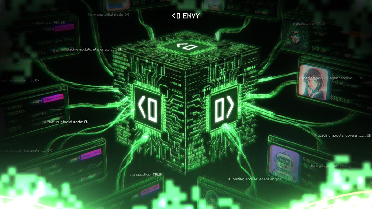 nvprotocol's tweet photo. 👤 ENVY is now live as a native skill on OpenClaw.

A complete trading intelligence layer for agents - auto-discovered &amp; initialized.

Data, strategy &amp; execution unified in one system. https://t.co/Um1L6z17XE
