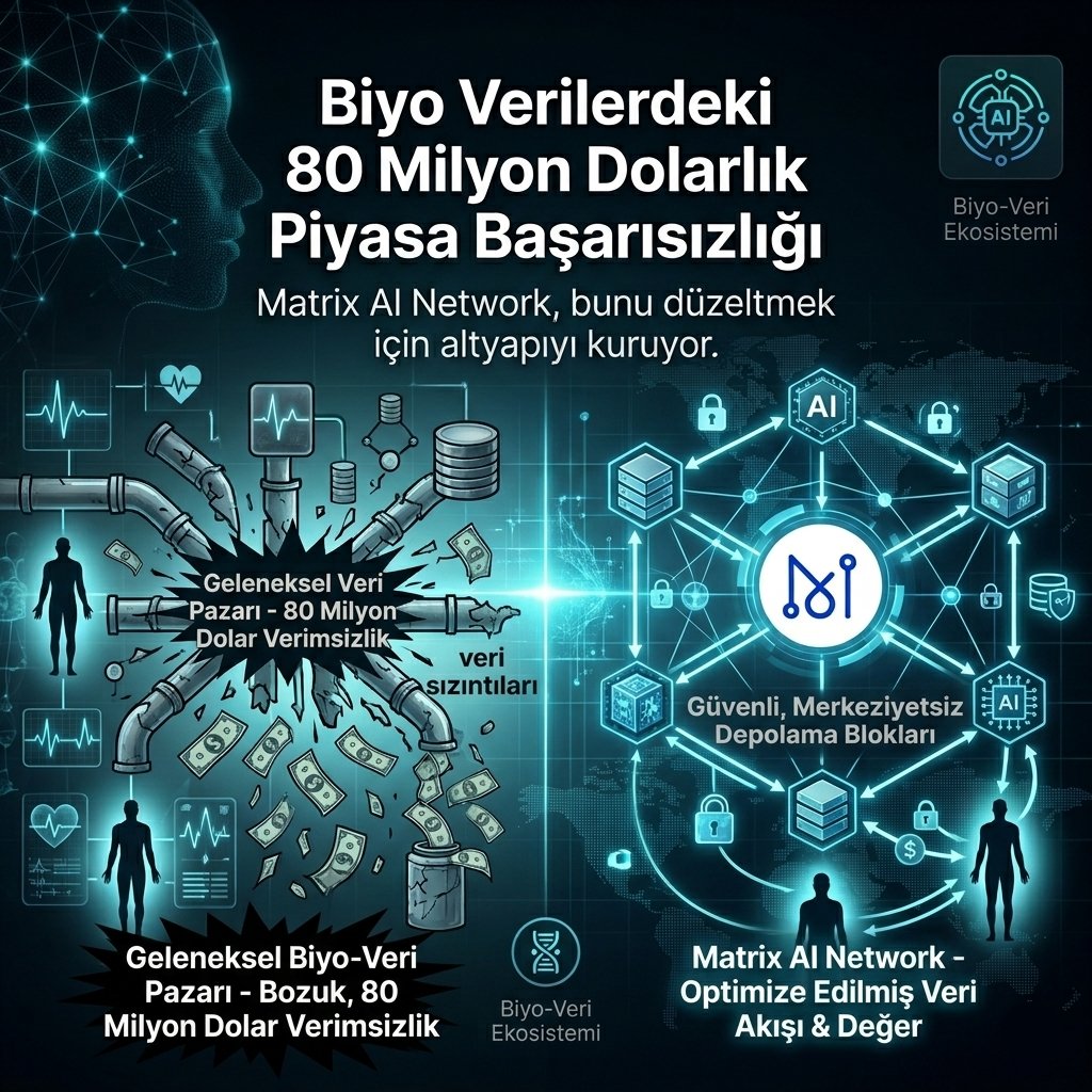 MatrixAI_Turkey's tweet photo. 1/3

Bir klinik araştırma kuruluşunun, 6 aylık sürekli kalp atış hızı değişkenliği verisine sahip 10.000 katılımcıya ihtiyacı var.

Geleneksel katılımcı bulma maliyeti: kişi başı 2.000–8.000 dolar.

Bu da sadece veriyi elde etmek için 80.000.000 dolara kadar çıkabiliyor

Thread🧵 https://t.co/1zUKCfekHw