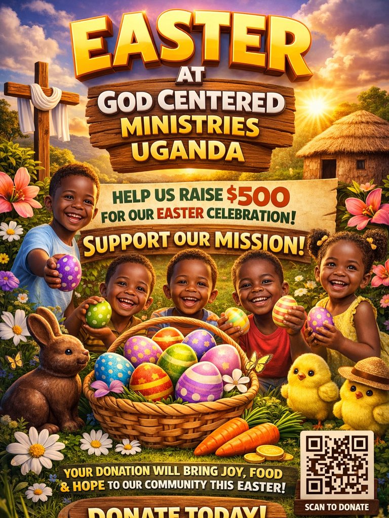 UgandaCentered's tweet photo. ๐ This Easter, we humbly ask for your support to bring joy, food, and hope to the children at our center. Every little help makes a big difference โค๏ธ #EasterGiving #SupportTheKids #Blessings https://t.co/dTUJM8GR2P