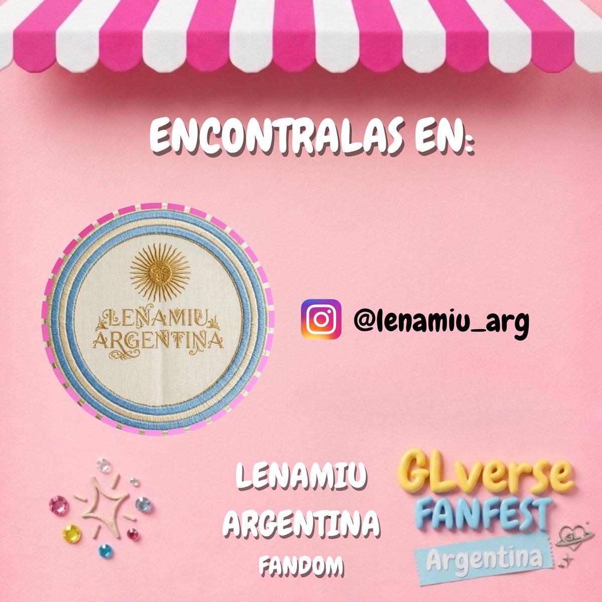 glverse_ar's tweet photo. Lenamiu Argentina es un fandom que impulsa y difunde contenido de este querido ship conectando fans y acompañando cada proyecto de ellas.

Gracias por apoyar la difusión del evento 💖🇦🇷
#GLverseFanFestArgentina #lenamiu #lenamiuargentina #seriesgl https://t.co/0N2VE4bRBY