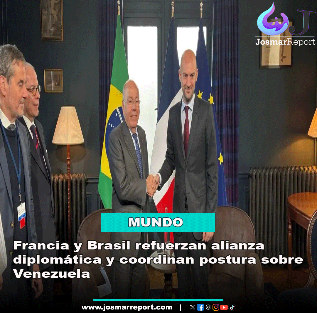 josmarreport's tweet photo. Francia y Brasil acordaron mantener una estrecha coordinación sobre la situación en Venezuela, tras un encuentro entre sus cancilleres en el marco del G7. También abordaron Cuba y reforzaron su alianza estratégica bilateral.

#Francia #Brasil #Venezuela #G7 #Diplomacia https://t.co/a366jMrKEi