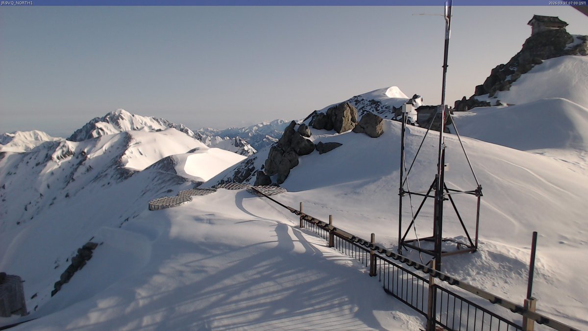 JR9VQ立山山頂レピーター局管理団体【公式】JH9ZAF (ライブカメラ・無線局情報を発信) tweet media