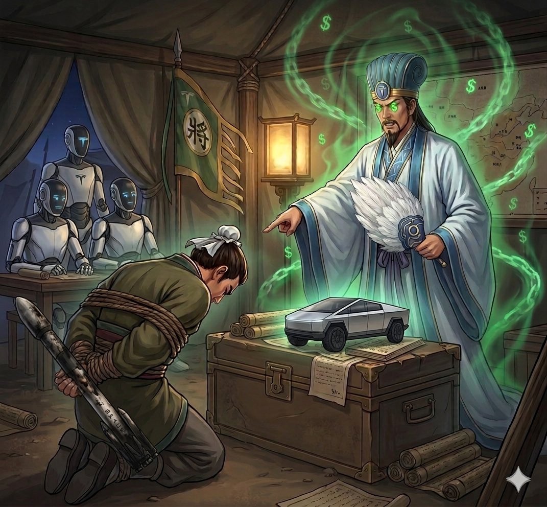 1984_bryan11's tweet image. $tsla #스페이스엑스 #xai
[공&amp;amp;마] 영원한 연결고리4 fin (투컷툰👇)

가정 기산에서 결국 #테슬라“꼭대기”매매를 실행한 “마속”대패하여 공명 앞에 끌려왔다..

공명: 울먹이며….유상!네이놈 결국엔 니가 일을 그르치는구나!!! 그렇게 말렸거늘~~!ㅜ

마속: 승상….송구하옵니다 ….소인이 자만하여