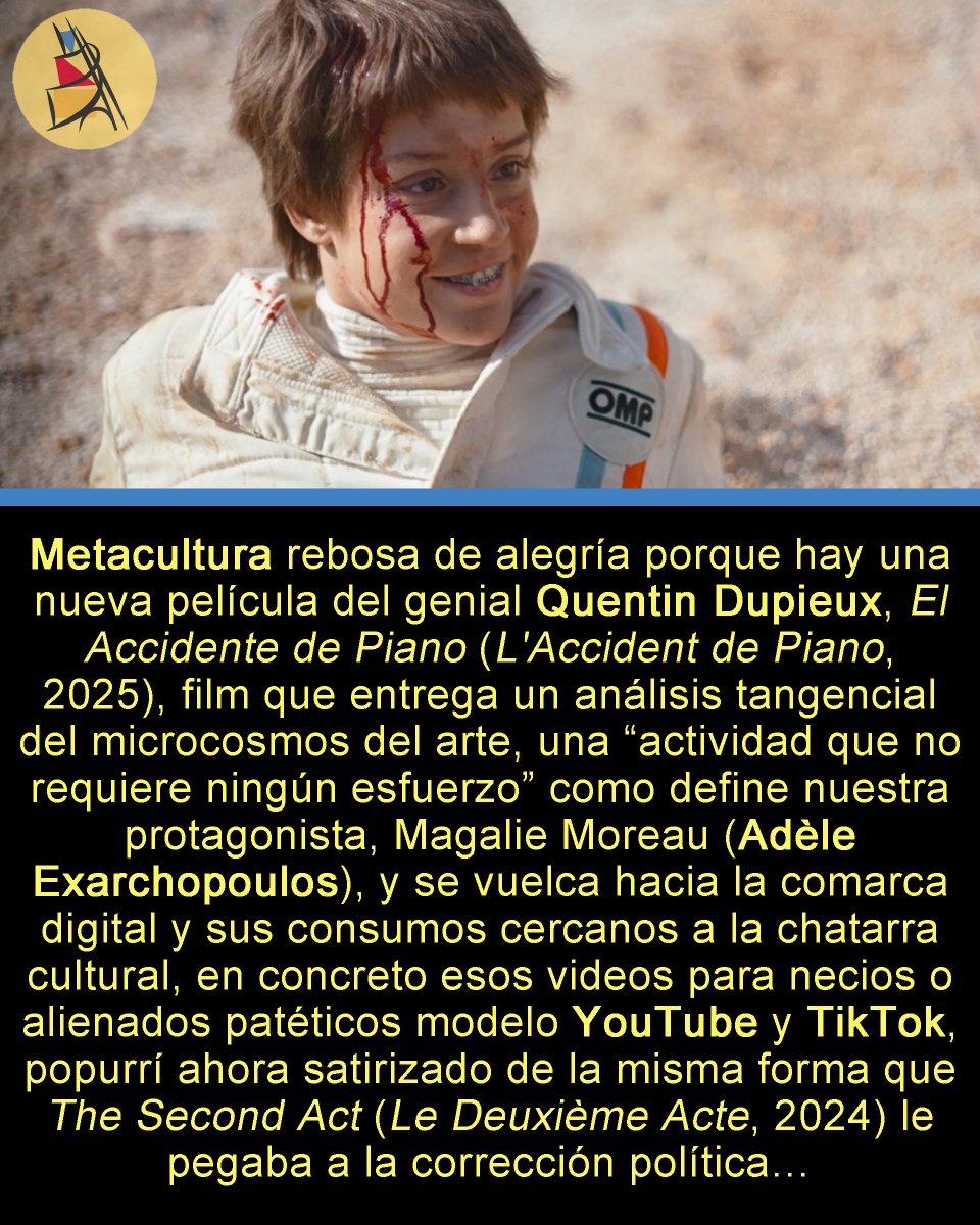 Cine - Inéditas - El Accidente de Piano (L'Accident de Piano, 2025), de Quentin Dupieux (#ElAccidentedePiano/ #LAccidentdePiano/ <a href="/oizo3000/">Mr. OIZO</a>/ #QuentinDupieux/ #MrOizo/ #AdèleExarchopoulos) - El dinero, el vacío y el horror - Por Emiliano Fernández
metacultura.com.ar/el-dinero-el-v…
