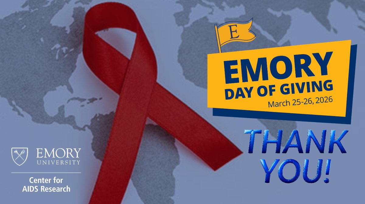 EmoryCFAR's tweet photo. WE DID IT! YOU DID IT!! 🎉💙💛 

Thank you to everyone who spread the word or donated to the CFAR this #EmoryDayOfGiving, supporting key #HIV programs at @EmoryUniversity &amp; community outreach in #Atlanta. You raised over $8,600 in 36 hours!! https://t.co/kriMTJDJw7