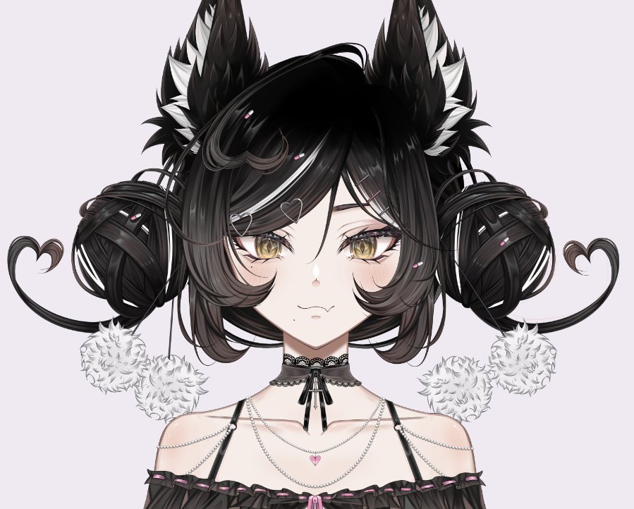 2nd hairstyle WIP for <a href="/luviebite/">luvie</a> 

#vtuberwip #vtuberart