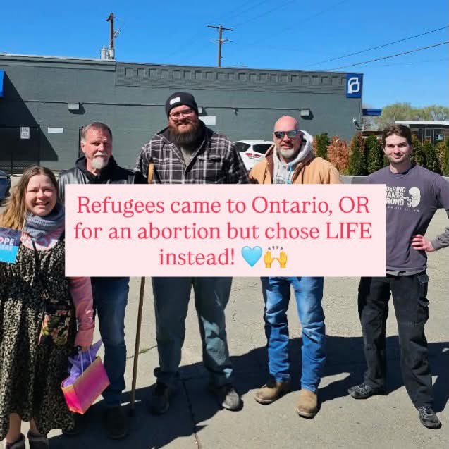 They came to Ontario, OR seeking an abortion… But after encountering our Sidewalk Outreach team, they chose LIFE instead! Thank you Jesus!