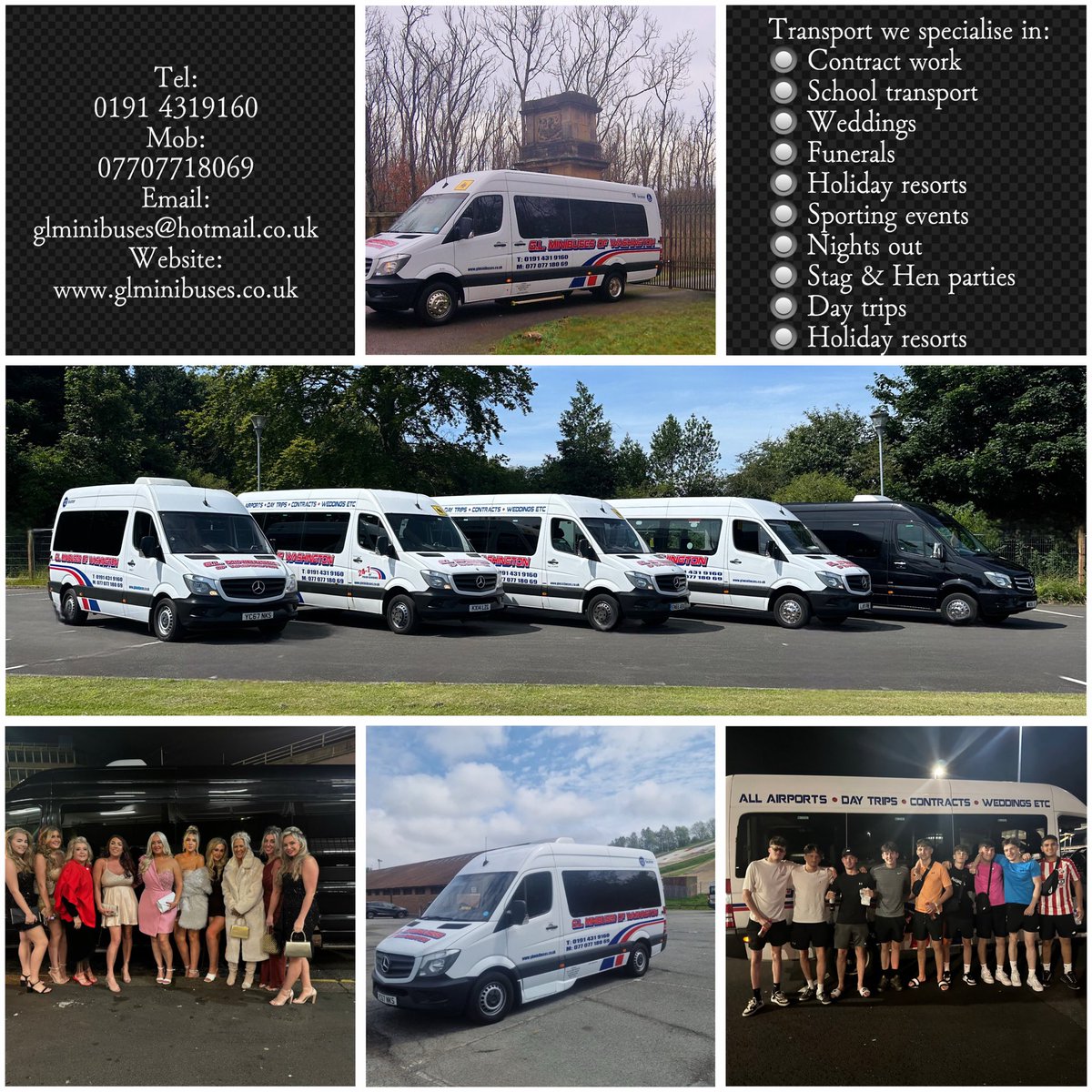 G.L. Minibuses, Washington, North East of England tweet media