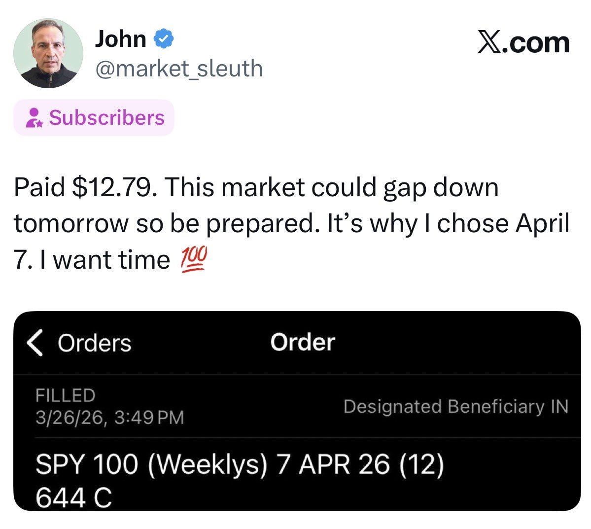 John tweet media