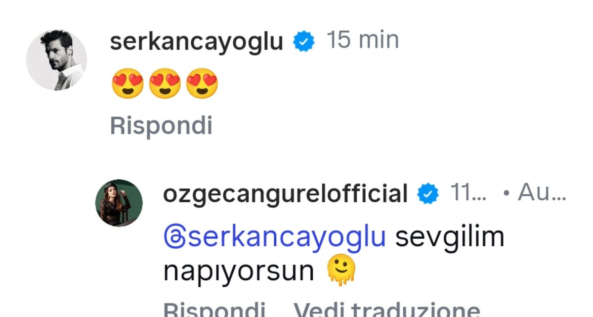 😍😍😍 #ÖzgeGürel #SerkanÇayoğlu
#ÖzSer ❤️❤️