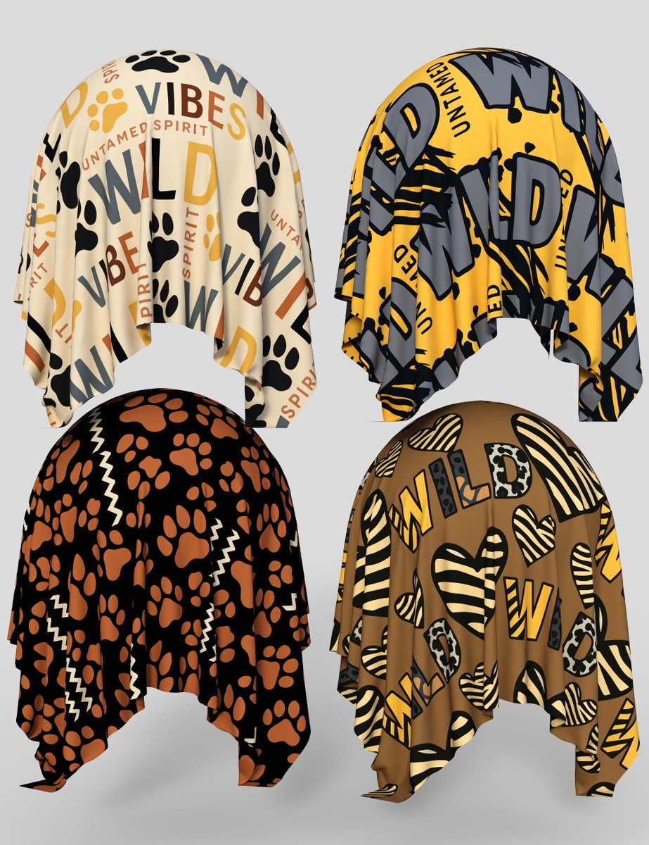 nelmi's tweet image. Wild Print Fabric Iray Shaders bring untamed energy and bold inspiration to your wardrobe. @daz3d 

daz3d.com/wild-print-fab…

#Nelmi #Nelmi3D #DigitalFashion #3DArt #animal #wild #VirtualFashion #CGI #Render #IrayShaders
#Daz3DArtist #FabricDesign