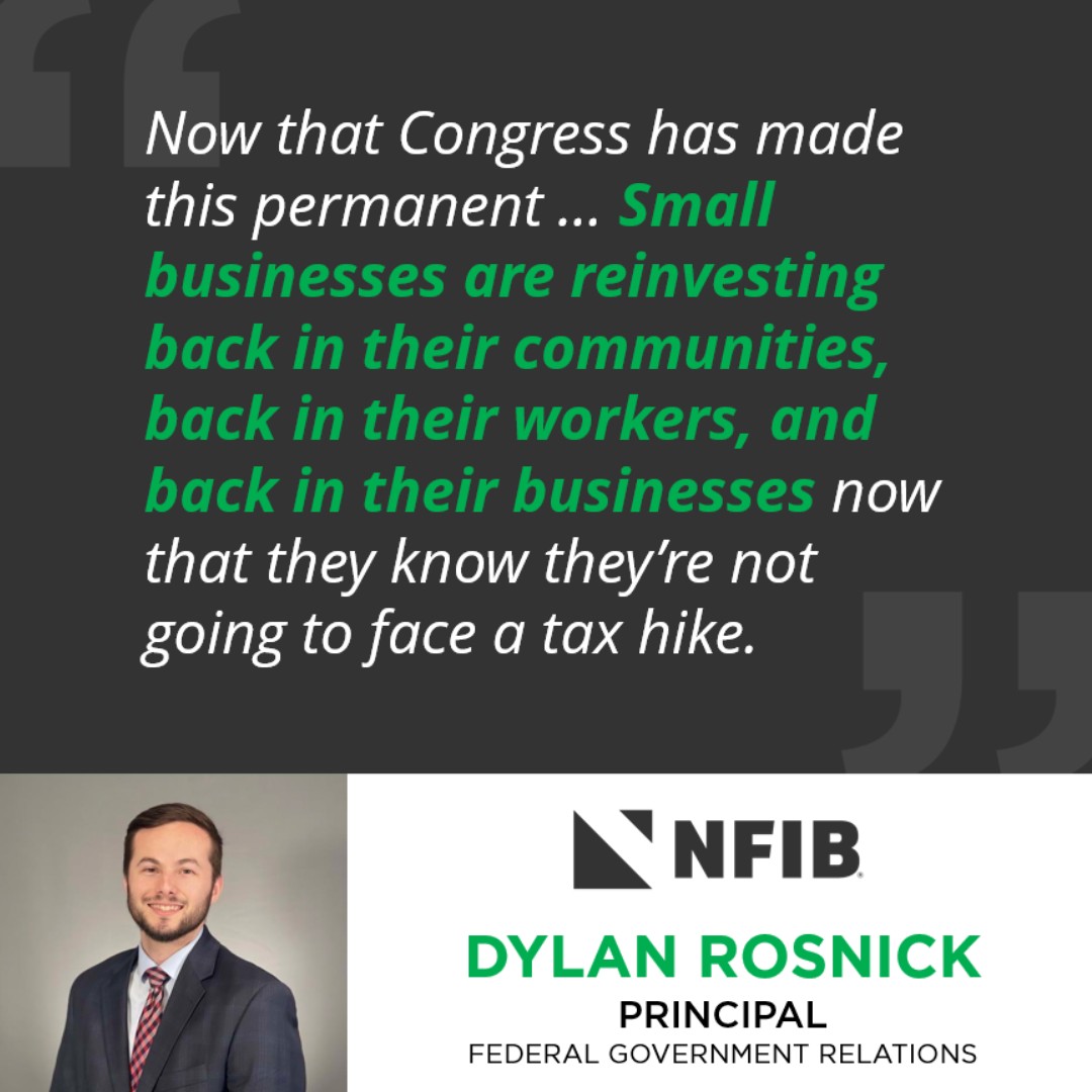 NFIB's tweet image. #NFIB Principal of Federal Government Relations, Dylan Rosnick, joined @KABCRadio in California to explain how the 20% Small Business Deduction being made permanent allows #smallbusinesses expand, hire more workers, and plan for the future.

Listen here: youtube.com/watch?v=AHlxh0…