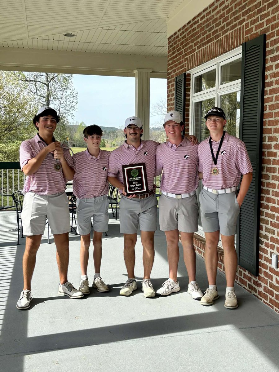 MrsKBowman6's tweet photo. 🏆⛳️ Boys Golf wins the Coosa River Invitational!

Hewitt-Trussville finishes 1st out of 15 teams, 6 shots ahead, improving by 10 strokes on Day 2.

Top finishers: Turner (3rd), Prickett (T-5th, All-Tournament)

🔗 https://t.co/6Ml05XUvv5 https://t.co/mwAOhQBZ1U