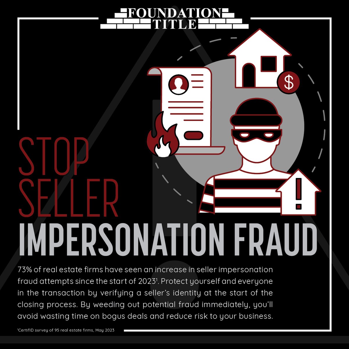 ChrisGimello's tweet photo. Seller Impersonation Fraud is on the rise! Can you spot the RED FLAGS??🚩

Foundation Title
https://t.co/j6bJCAzV19

#FoundationTitle #titleagency #realestate #homebuyer #realestatesales #njrealestate #realestatenj #titleinsurance https://t.co/HDOmW8wK7w