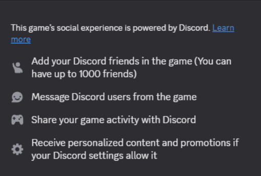 Hey <a href="/DevSlashNulled/">DevSlashNull (Eli)</a> - not sure if you're involved with the upcoming social system in Hytale, but I wanted to pass on that some ppl will certainly want to opt-out of any automatic crossover btwn Discord and Hytale's friends. 

Thanks for all the great work y'all are doing :) 🎀